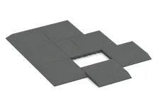 Płyta obrzeżowa (bok w kszałcie klina)