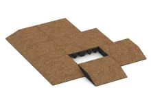 Płyta obrzeżowa (bok w kszałcie klina)