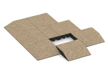 Płyta obrzeżowa (bok w kszałcie klina)