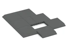 Płyta obrzeżowa (bok w kszałcie klina)