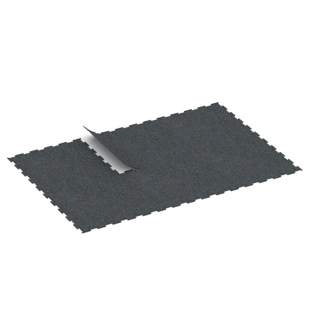 Typische Verlegung oder Einbausituation für den Artikel 6451 von WARCO - Nawierzchnia Fitness Kompakt, Farbton Niebiesko lekko nakrapiany in der Abmessung 100 × 100 × 0,8 cm.