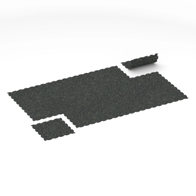 Typische Verlegung oder Einbausituation für den Artikel 6459 von WARCO - Nawierzchnia Fitness Kompakt, Farbton Zielony lekko nakrapiany in der Abmessung 50 × 50 × 0,8 cm.