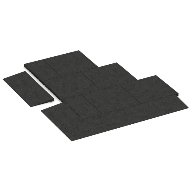 Typische Verlegung oder Einbausituation für den Artikel 2388 von WARCO - Rampa progowa 75 cm, Farbton Antracyt in der Abmessung 750 x 300 x 35/8 mm.