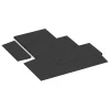 Typische Verlegung oder Einbausituation für den Artikel 2428 von WARCO - Rampa progowa 75 cm, Farbton Antracyt in der Abmessung 75 x 30 cm | 8 < 40 mm.