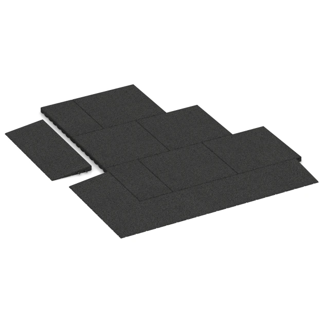 Typische Verlegung oder Einbausituation für den Artikel 2428 von WARCO - Rampa progowa 75 cm, Farbton Antracyt in der Abmessung 75 x 30 cm | 8 < 40 mm.