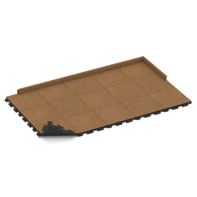 Typische Verlegung oder Einbausituation für den Artikel 1343 von WARCO - Płytka na obrzeża basenu Classic, Farbton Terakota in der Abmessung 500 x 500 x 40 mm.