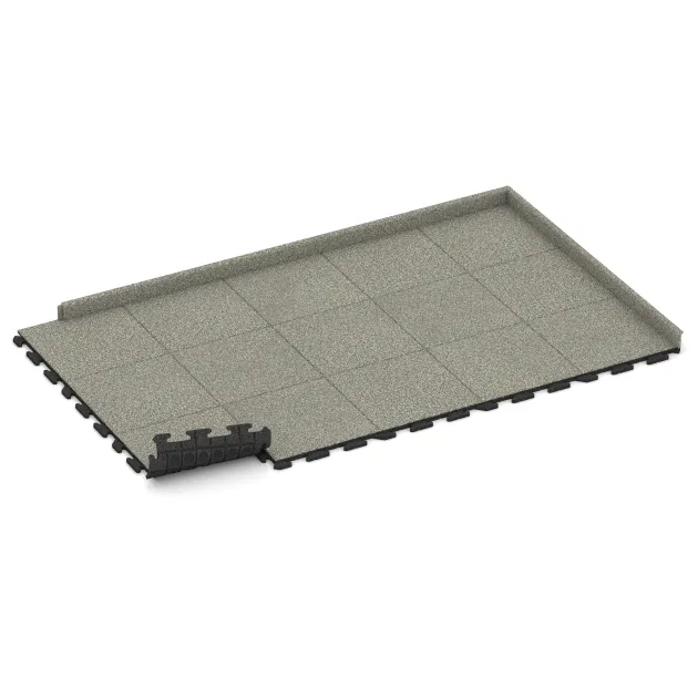Typische Verlegung oder Einbausituation für den Artikel 1208 von WARCO - Płytka na obrzeża basenu Classic, Farbton Jasny granit in der Abmessung 500 x 500 x 30 mm.
