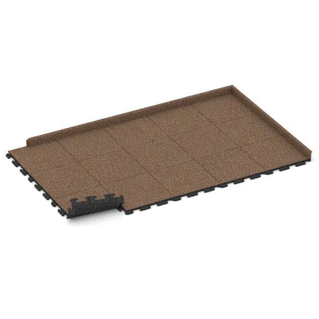 Typische Verlegung oder Einbausituation für den Artikel 1211 von WARCO - Płytka na obrzeża basenu Classic, Farbton Caffè latte in der Abmessung 500 x 500 x 30 mm.
