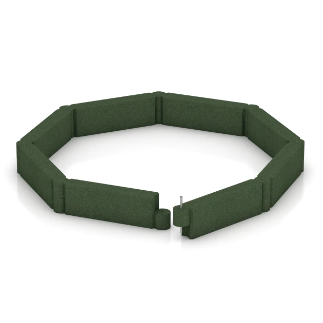 Typische Verlegung oder Einbausituation für den Artikel 2576 von WARCO - Blok gumowy modułowy, Farbton Zielony trawiasty in der Abmessung 1000 x 300 x 154 mm.