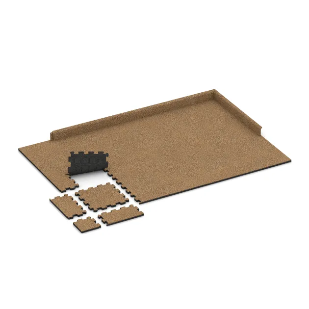 Typische Verlegung oder Einbausituation für den Artikel 5435 von WARCO - Płytka schodowa, Farbton Maroko in der Abmessung 306 x 306 x 20 mm.