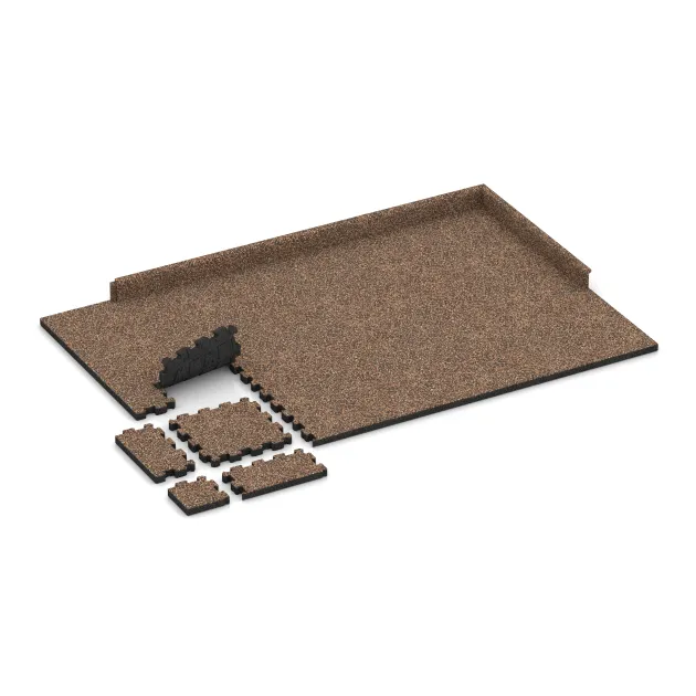 Typische Verlegung oder Einbausituation für den Artikel 5229 von WARCO - Płytka na obrzeża basenu bezfugowa, Farbton Caffè latte in der Abmessung 306 x 306 x 30 mm.