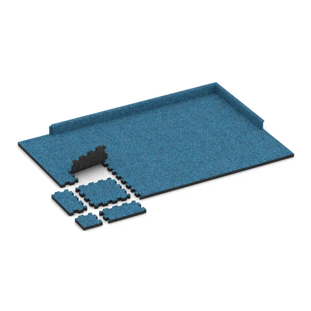 Typische Verlegung oder Einbausituation für den Artikel 5419 von WARCO - Płytka na obrzeża basenu bezfugowa, Farbton Atlantyk in der Abmessung 306 x 306 x 30 mm.