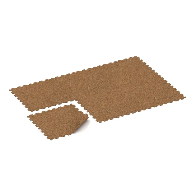 Typische Verlegung oder Einbausituation für den Artikel 1023 von WARCO - Nawierzchnia Fitness Kompakt, Farbton Terakota in der Abmessung 970 x 970 x 8 mm.