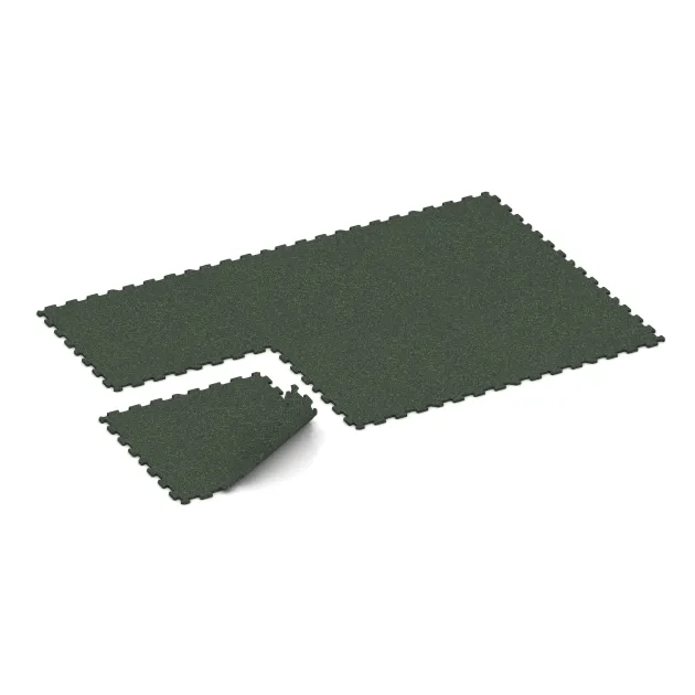 Typische Verlegung oder Einbausituation für den Artikel 1099 von WARCO - Nawierzchnia Fitness Kompakt, Farbton Angielski trawnik in der Abmessung 970 x 970 x 16 mm.