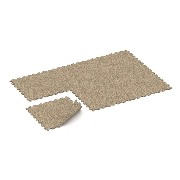 Typische Verlegung oder Einbausituation für den Artikel 1090 von WARCO - Płytka schodowa, Farbton Trawertyn in der Abmessung 970 x 970 x 16 mm.