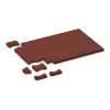 Typische Verlegung oder Einbausituation für den Artikel 3654 von WARCO - Kostka brukowa gumowa, Farbton Czerwony ceglasty in der Abmessung 200 x 165 x 43 mm.