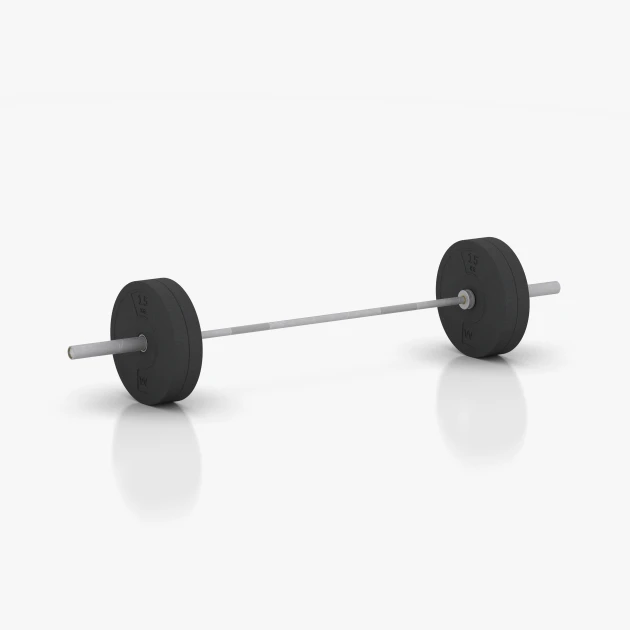 Typische Verlegung oder Einbausituation für den Artikel 6088 von WARCO - Bumper Plate Slim, Farbton Antracyt in der Abmessung 15 kg | ø 45,4 x 5,85 cm.