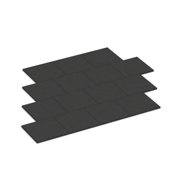 Typische Verlegung oder Einbausituation für den Artikel 6287 von WARCO - Płyty amortyzujące, Farbton Antracyt in der Abmessung 50 x 50 x 3 cm | 0,25 m².