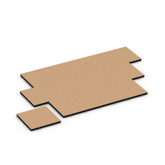 Typische Verlegung oder Einbausituation für den Artikel 6222 von WARCO - Płyty amortyzujące, Farbton Beż piaskowy in der Abmessung 50 x 50 x 4 cm.