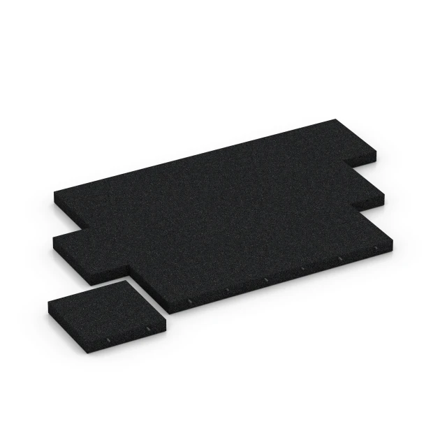 Typische Verlegung oder Einbausituation für den Artikel 6271 von WARCO - Płyta amortyzująca – 230 cm, Farbton Antracyt in der Abmessung 50 x 50 x 8 cm.