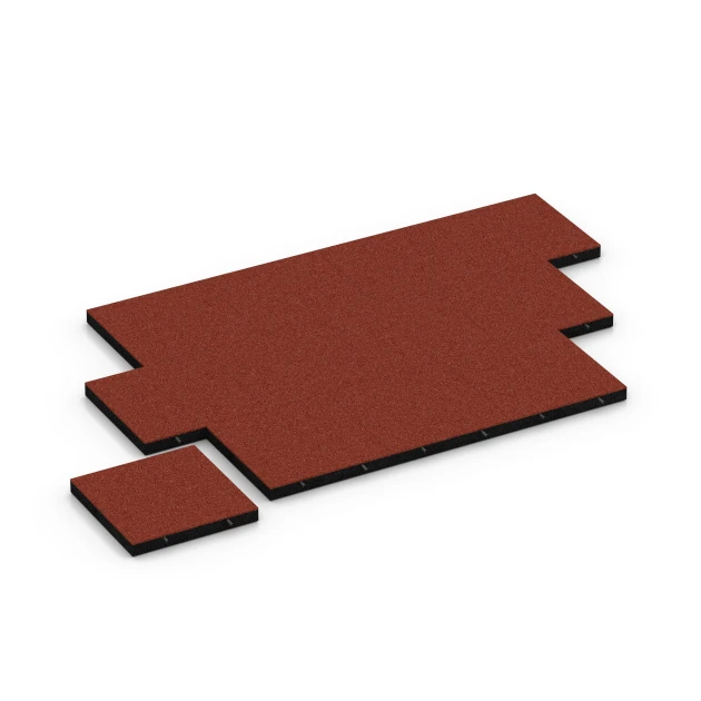 Typische Verlegung oder Einbausituation für den Artikel 6266 von WARCO - Płyta amortyzująca – 180 cm, Farbton Czerwony ceglasty in der Abmessung 50 x 50 x 6 cm.