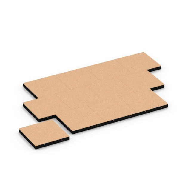 Typische Verlegung oder Einbausituation für den Artikel 6270 von WARCO - Płyta amortyzująca – 180 cm, Farbton Beż piaskowy in der Abmessung 50 x 50 x 6 cm.