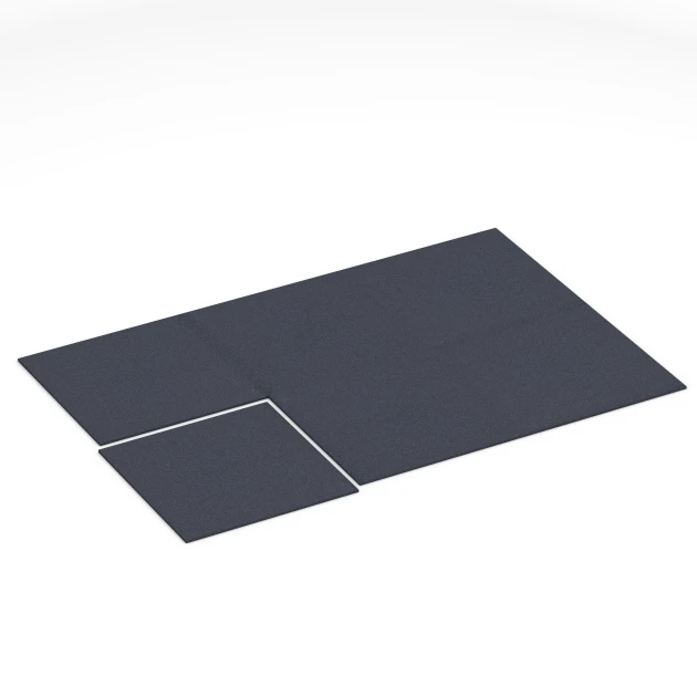 Typische Verlegung oder Einbausituation für den Artikel 6176 von WARCO - Fitness Performance Elite Nawierzchnia Treningowa, Farbton Antracyt in der Abmessung 100 × 100 × 2 cm.