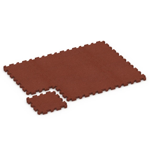 Typische Verlegung oder Einbausituation für den Artikel 6627 von WARCO - Podłoże do kojca dla psa, Farbton Czerwony ceglasty in der Abmessung 50 x 50 x 4 cm | 0,25 m².