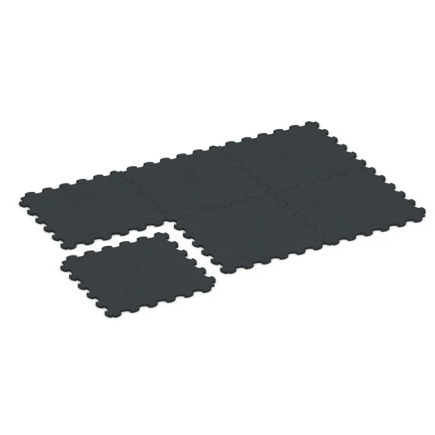 Typische Verlegung oder Einbausituation für den Artikel 7085 von WARCO - Mata gumowa na podłogę dla psa, Farbton Antracyt in der Abmessung 102,5 x 102,5 x 2,2 cm | 1,05 m².