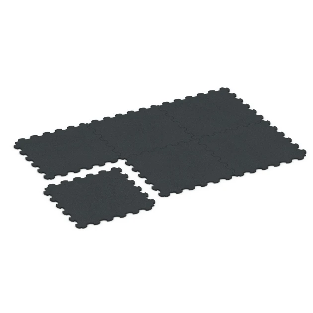 Typische Verlegung oder Einbausituation für den Artikel 6377 von WARCO - Mata Ochronna Fitness, Farbton Antracyt in der Abmessung 102,5 x 102,5 x 2 cm | 1,05 m².