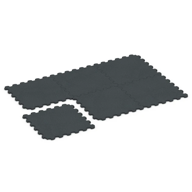 Typische Verlegung oder Einbausituation für den Artikel 6322 von WARCO - Mata Ochronna Fitness, Farbton Antracyt in der Abmessung 102,5 x 102,5 x 3 cm | 1,05 m².
