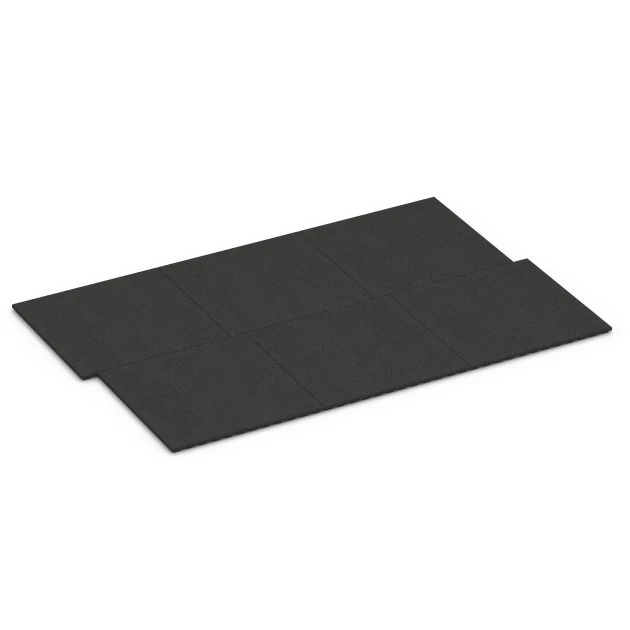 Typische Verlegung oder Einbausituation für den Artikel 6383 von WARCO - Stallmatte Komfort, Farbton Antracyt in der Abmessung 100 x 100 x 4 cm.