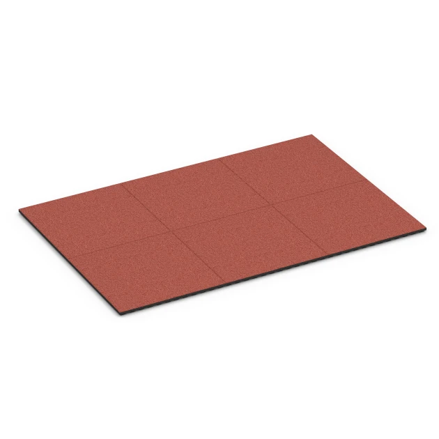 Typische Verlegung oder Einbausituation für den Artikel 6388 von WARCO - Mata stajenna Luksus, Farbton Czerwony ceglasty in der Abmessung 100 x 100 x 4,5 cm | 1,00 m².