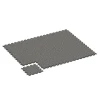 Typische Verlegung oder Einbausituation für den Artikel 6751 von WARCO - Mata na plac zabaw, Farbton Ciemnoszary granit in der Abmessung 44,6 x 44,6 x 1,8 cm.