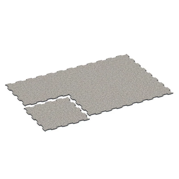 Typische Verlegung oder Einbausituation für den Artikel 6806 von WARCO - Nawierzchnia kynologiczna, Farbton Szary granit in der Abmessung 97,1 x 97,1 × 1,8 cm.