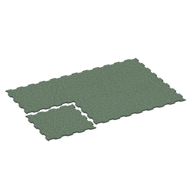 Typische Verlegung oder Einbausituation für den Artikel 6807 von WARCO - Nawierzchnia kynologiczna, Farbton Trawnik angielski in der Abmessung 97,1 x 97,1 × 1,8 cm.
