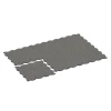 Typische Verlegung oder Einbausituation für den Artikel 6904 von WARCO - Podłoga do sportów kynologicznych, Farbton Ciemnoszary granit in der Abmessung 97,1 x 97,1 × 1,8 cm.