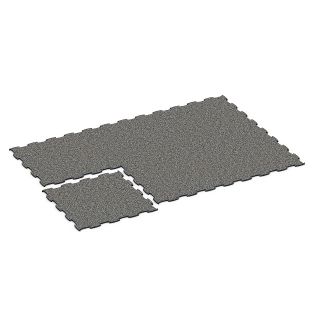 Typische Verlegung oder Einbausituation für den Artikel 6904 von WARCO - Podłoga do sportów kynologicznych, Farbton Ciemnoszary granit in der Abmessung 97,1 x 97,1 × 1,8 cm.