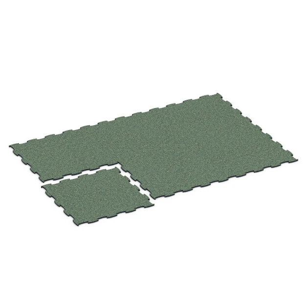 Typische Verlegung oder Einbausituation für den Artikel 6924 von WARCO - Podłoga targowa klik, Farbton Trawnik angielski in der Abmessung 97,1 x 97,1 × 1,8 cm.
