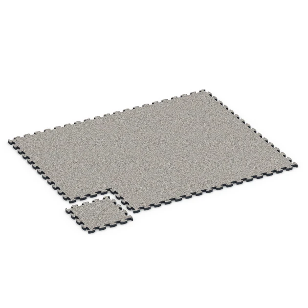 Typische Verlegung oder Einbausituation für den Artikel 6950 von WARCO - Płyty na boisko, Farbton Szary granit in der Abmessung 44,6 x 44,6 × 2,8 cm.