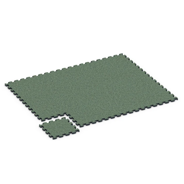 Typische Verlegung oder Einbausituation für den Artikel 6951 von WARCO - Płyty na boisko, Farbton Trawnik angielski in der Abmessung 44,6 x 44,6 × 2,8 cm.