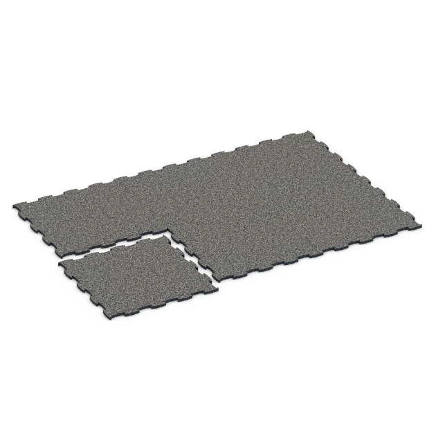 Typische Verlegung oder Einbausituation für den Artikel 6850 von WARCO - Fitness Active podłoga, Farbton Ciemnoszary granit in der Abmessung 97,1 x 97,1 x 2,8 cm.