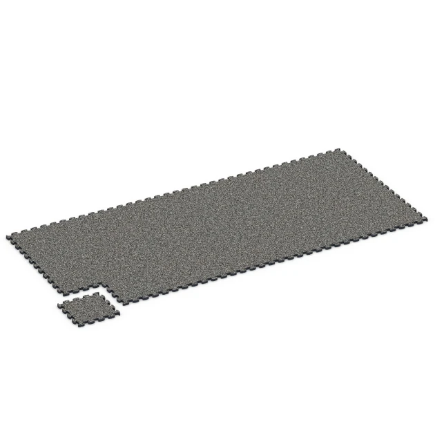 Typische Verlegung oder Einbausituation für den Artikel 6814 von WARCO - Płytki balkonowe kamienne klik, Farbton Ciemnoszary granit in der Abmessung 28,9 x 28,9 x 1,8 cm.