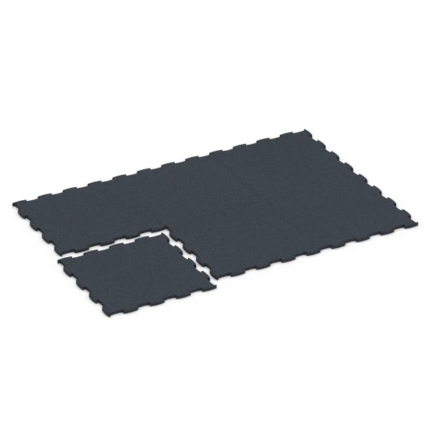 Typische Verlegung oder Einbausituation für den Artikel 6963 von WARCO - Fitness Premium podłoga sportowa, Farbton Antracyt in der Abmessung 99 x 99 x 2,8 cm.
