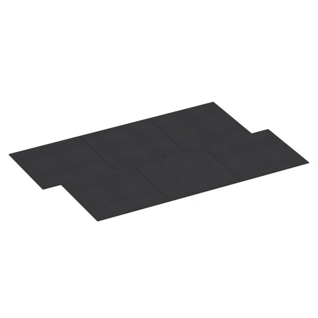 Typische Verlegung oder Einbausituation für den Artikel 7073 von WARCO - Fitness Performance Basic podłoga sportowa, Farbton Antracyt in der Abmessung 100 x 100 x 1,5 cm | 1,00 m².