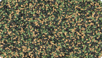 Próbka koloru Sawanna WARCO dla naturalnie wyglądających powierzchni, wykonana z pełnokolorowego granulatu EPDM.